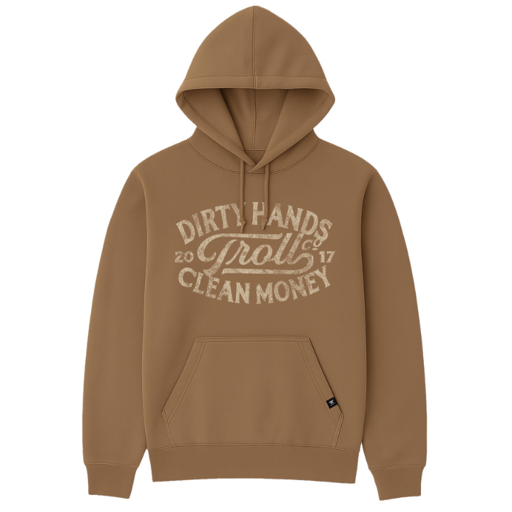 GIRLS HOODY MODEL T - TAN